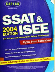 Ssat Isee Cohen Joanna Galene Darcy L Kaplan Inc