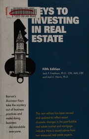 Keys To Investing In Real Estate 5th Ed Friedman Jack P Harris