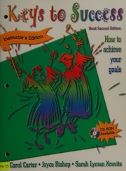 Keys To Success How To Achieve Your Goals Brief 2nd Instructors Ed Carter
