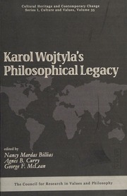 Karol Wojtylas Philosophical Legacy Mardas Nancy Curry Agnes B Mclean
