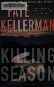 Killing Season A Thriller Kellerman Faye Author