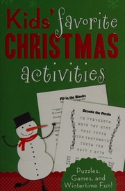 Kids Favorite Christmas Activities Puzzles Games And Wintertime Fun Walker