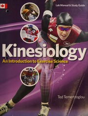 Kinesiology An Introduction To Exercise Science Lab Manual Study Guide Temertzoglou