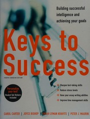 Keys To Success Building Successful Intelligence And Achieving Your Goals 4th Canadian Ed Carter
