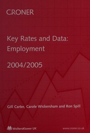 Key Rates And Data Employment 20042005 11th Ed Cronercch