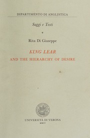 King Lear And The Hierarchy Of Desire Rita Di Giuseppe