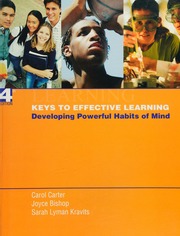Keys To Effective Learning Developing Powerful Habits Of Mind 4th Ed Carter