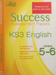 Ks3 English Levels 56 Unknown