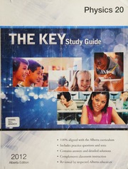 The Key Student Study Guide Physics 20 2012 Alberta Ed Rao