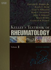 Kelleys Textbook Of Rheumatology Harris Edward D 1937 Ruddy