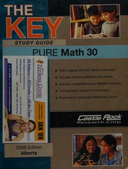 The Key Pure Mathematics 30 Student Study Guide 2008 Ed Alberta Rao