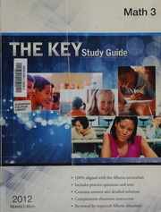 The Key Math 3 Student Study Guide Rao Gautam Hobal Robin Kozak