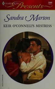 Keir Oconnells Mistress 1st North American Ed Marton Sandra