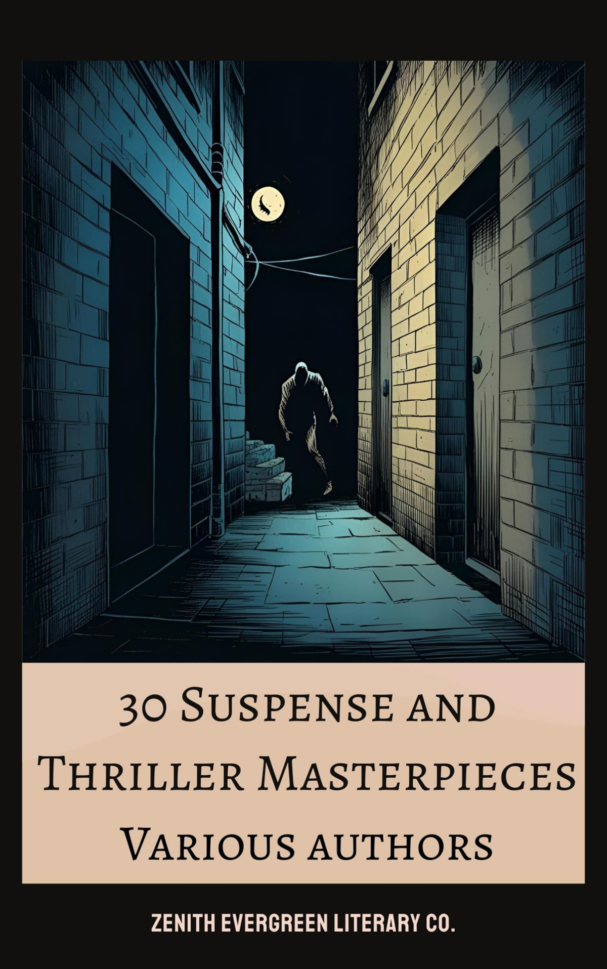 30 Suspense And Thriller Masterpieces Co Zenith Evergreen Literary Collins
