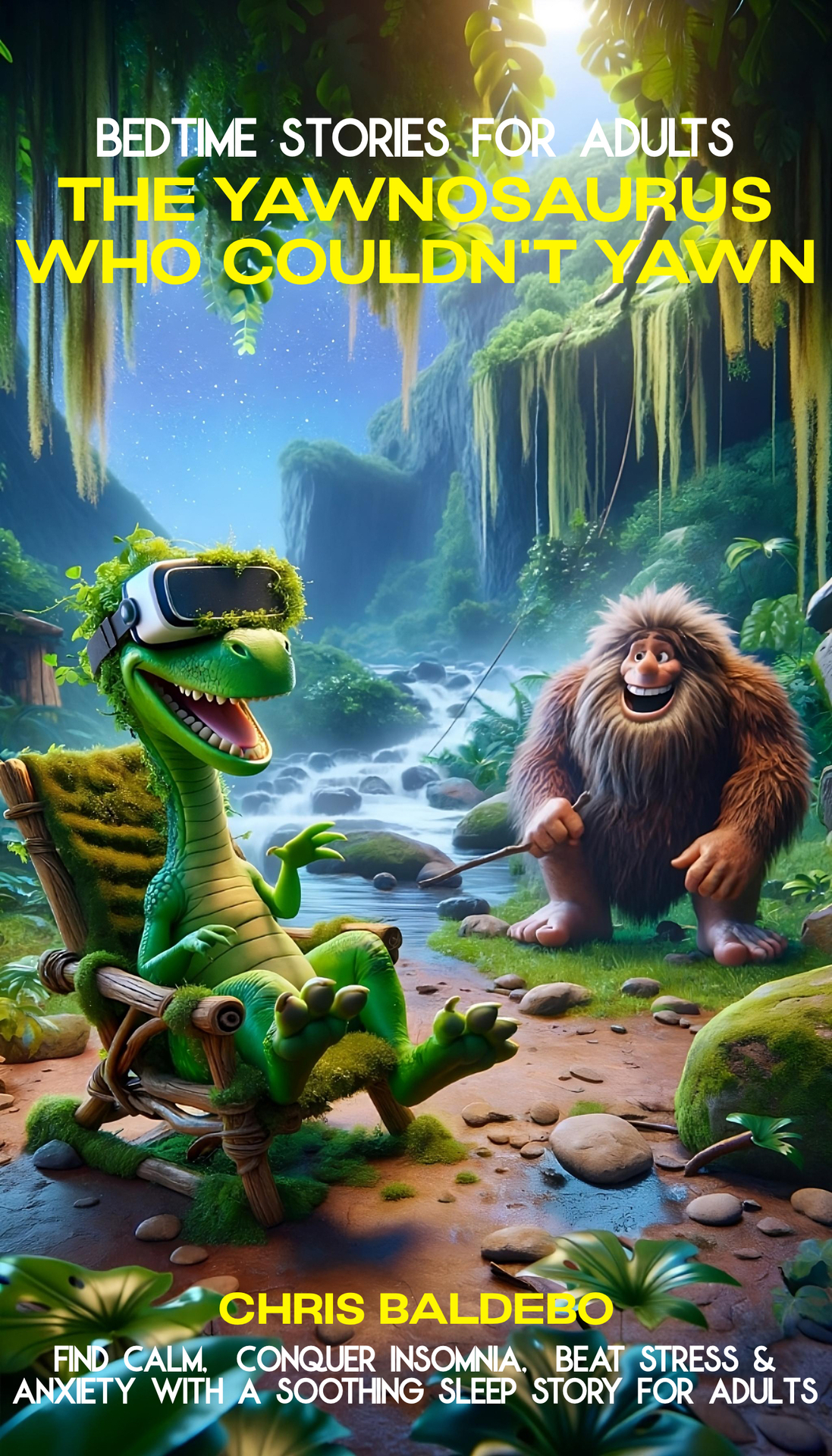 Bedtime Stories For Adults The Yawnosaurus Who Couldn T Yawn Find Calm Conquer Insomnia Beat Stress Anxiety With A Soothing Sleep Story For Adults Baldebo