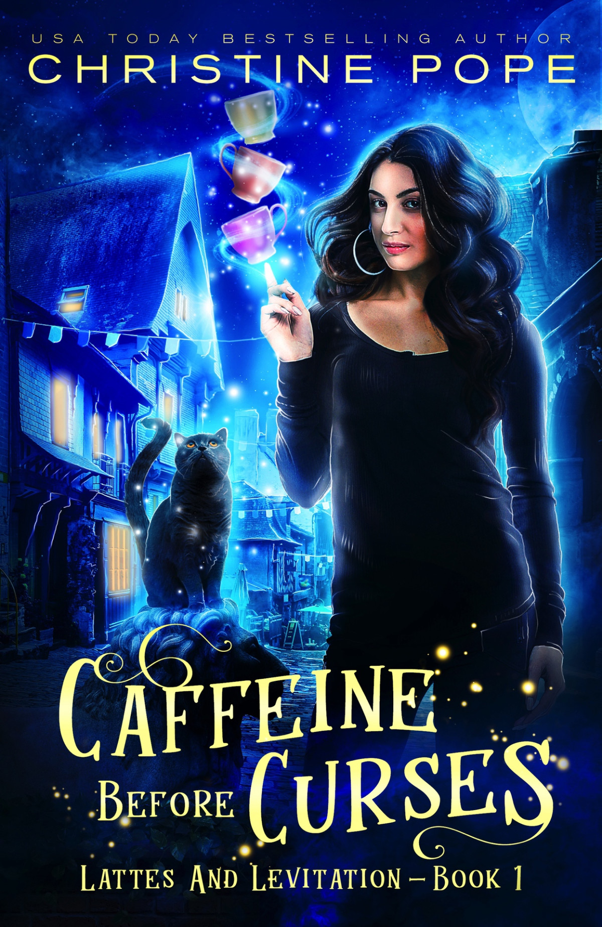 Caffeine Before Curses A Cozy Paranormal Mystery Lattes And Levitation Book 1 Pope