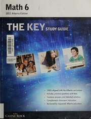 The Key Math 6 Student Study Guide 2011 Alberta Ed Rao Gautam Brouwer