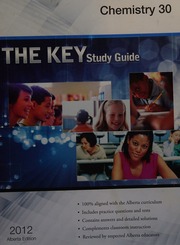 The Key Student Study Guide Chemistry 30 2012 Alberta Ed Rao