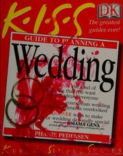 Kiss Guide To Planning A Wedding Pedersen Stephanie