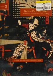 Kabuki Plays On Stage Brandon James R Leiter Samuel L