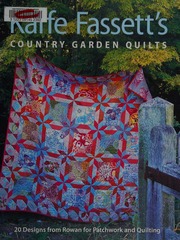 Kaffe Fassetts Country Garden Quilts Fassett Kaffe