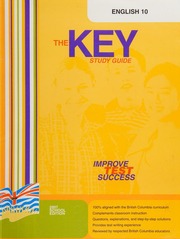 The Key Study Guide English 10 Bc Ed Prasad Mun Wacowich