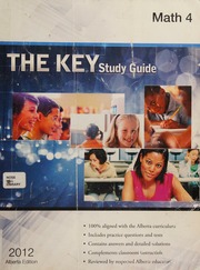 The Key Studyguide Alberta Mathematics 4 Castle Rock