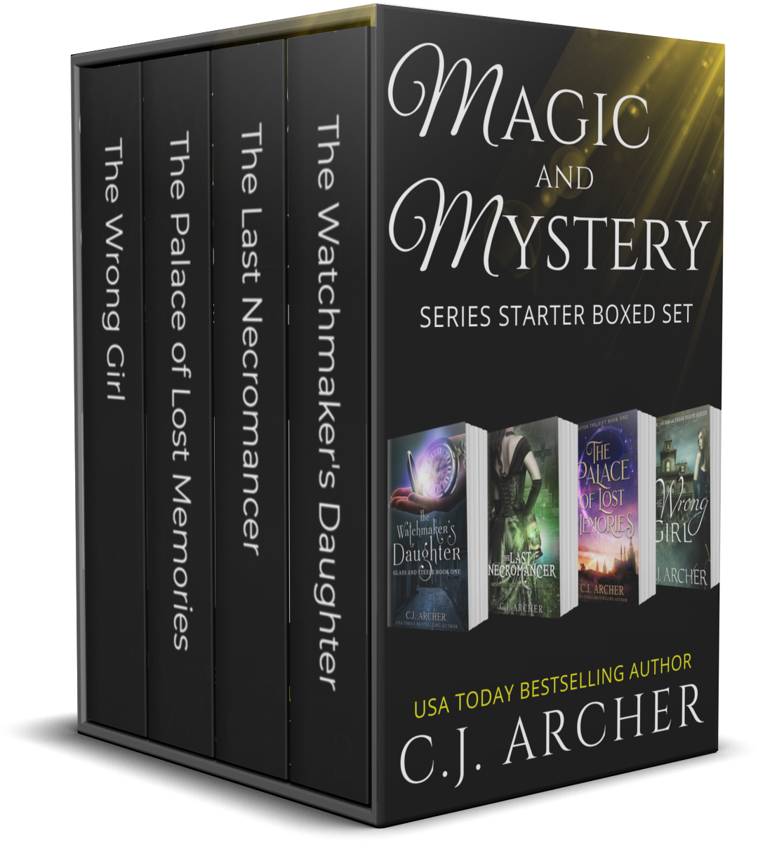 Magic And Mystery Series Starter Boxed Set 4 Series Beginnings Archer