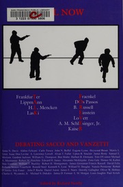 Kill Now Talk Forever Debating Sacco And Vanzetti Rev 062003 Sacco