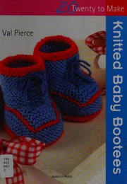 Knitted Baby Bootees Pierce Val