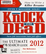 Knock Em Dead The Ultimate Job Search Guide 2012 Yate Martin John