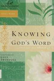 Knowing Gods Word Stg Edition Swindoll Luci