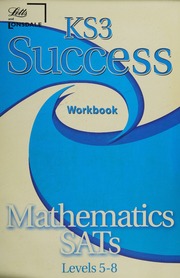 Ks3 Success Workbook Mathematics Sats Levels 58 Unknown