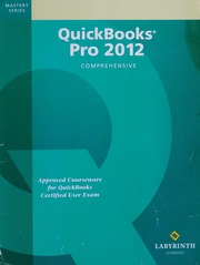 Quickbooks Pro 2012 Comprehensive Conlon Trisha