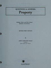 Questions Answers Property Rev 1st Ed Nagle John Copeland