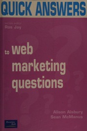 Quick Answers To Web Marketing Questions Alsbury Alison Mcmanus
