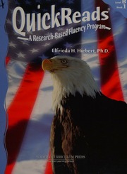 Quickreads A Researchbased Fluency Program Hiebert Elfrieda H