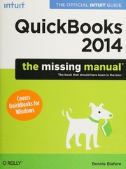 Quickbooks 2014 The Missing Manual Bonnie Biafore