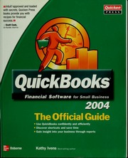 Quickbooks 2004 The Official Guide Ivens Kathy