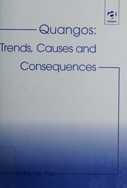 Quangos Trends Causes And Consequences Thiel Sandra Van