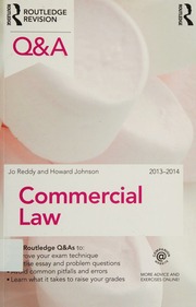 Q A Commercial Law 7th Ed Reddy Jothi Johnson Howard Howard Allun