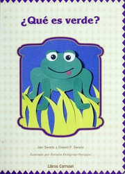 Que Es Verde Dominie Libros Carrusel Pearson Education