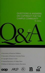 Questions Answers On Copyright For The Campus Community 7th Ed Association Of American Publishers