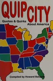 Quip City Incisive Quotes Intriquing Quirks About America And Its Cities Baldwin