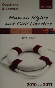 Questions Answers Human Rights And Civil Liberties 3rd Ed Foster