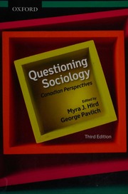 Questioning Sociology Canadian Perspectives Currie Dawn 1948 Who Am I Who Can I Become Hird