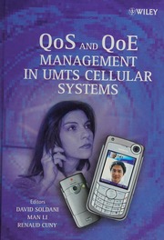 Qos And Qoe Management In Umts Cellular Systems Soldani David Li