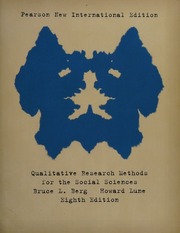 Qualitative Research Methods For The Social Sciences Berg Bruce L Bruce Lawrence