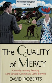 The Quality Of Mercy None 1st Carroll Graf Ed Roberts David