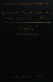 Quantum Chromodynamics High Energy Experiments And Theory Dissertori